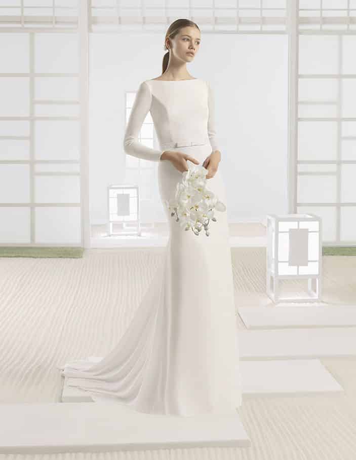 Guía de telas para vestidos de novia: Georgette - Lluvia de arroz