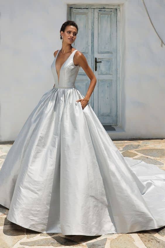 tela vestido de novia dupion 1