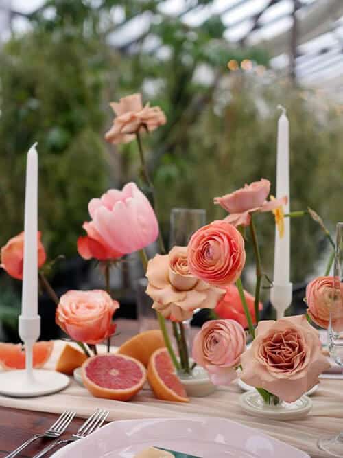 Tendencias de boda 2021 - boda monocromatica en rosa